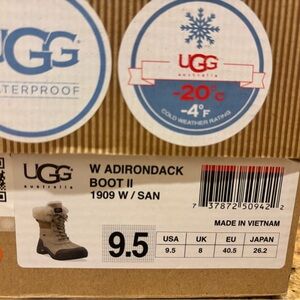 UGG Adirondack Boot II in Tan and Cream